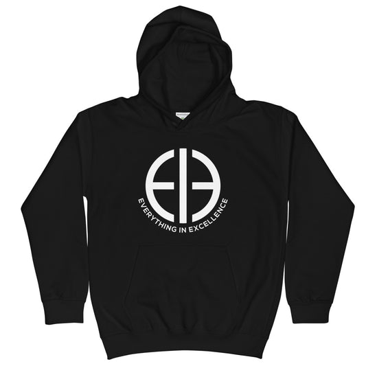 Excellence Affirmation Basic Kids Hoodie - Everything In Excellence