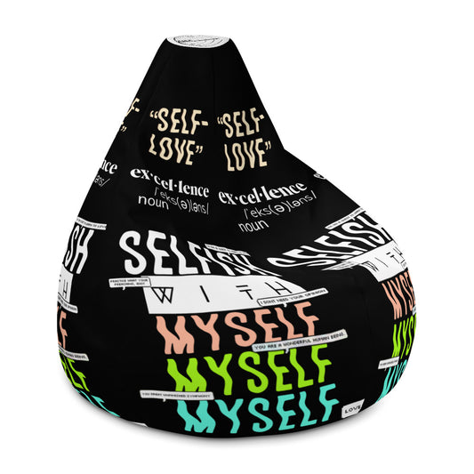 Excellence Affirmation Bean Bag Chair w/ filling