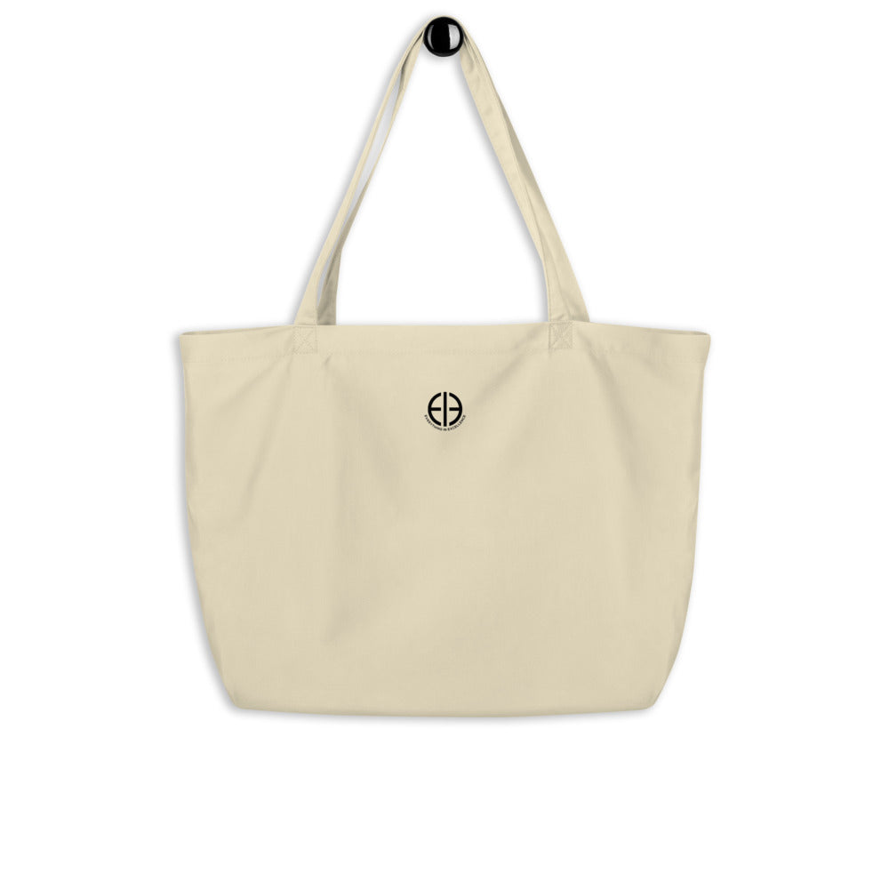 Excellence Affirmation Large organic tote bag