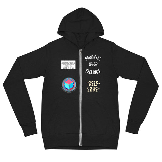Excellence Affirmation Unisex zip hoodie - Everything In Excellence