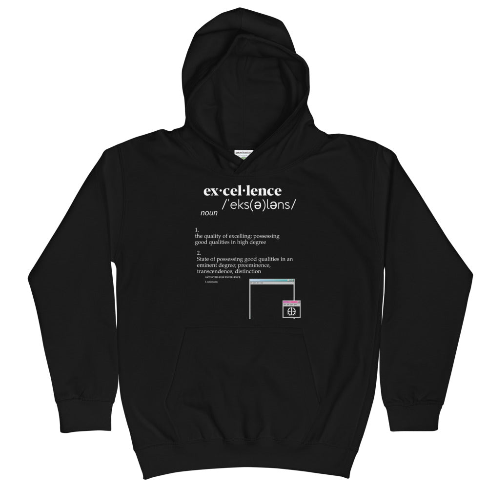 Excellence Affirmation Kids Hoodie - Everything In Excellence