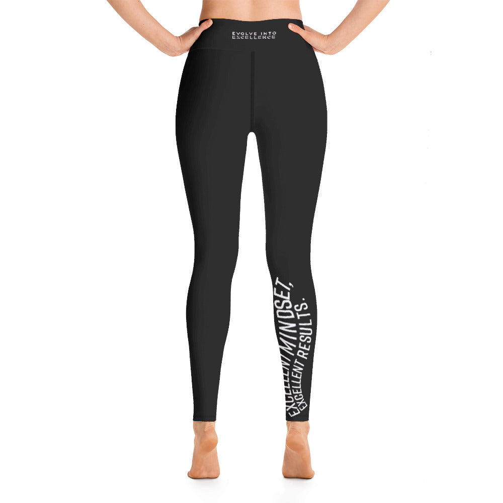 Excellence Affirmation Yoga Leggings - Everything In Excellence