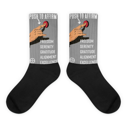 Excellence Affirmation Socks - Everything In Excellence