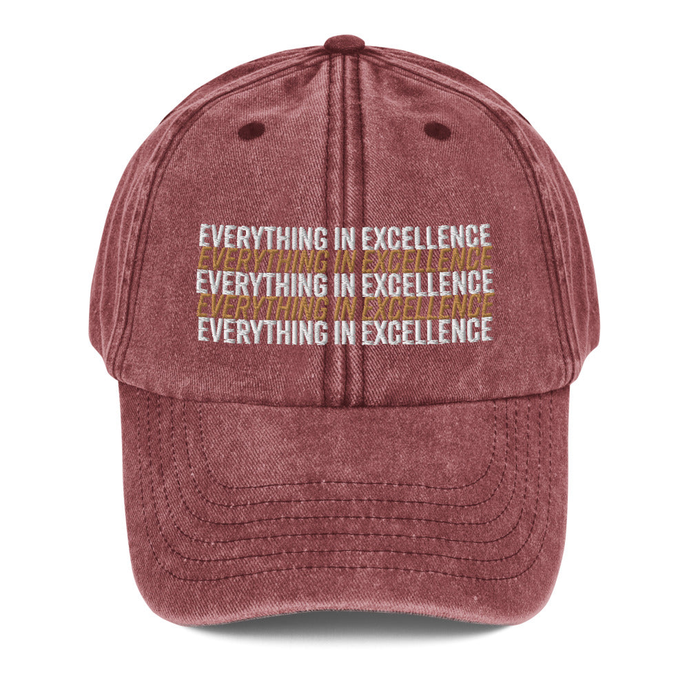 Everything In Excellence Vintage Hat - Everything In Excellence