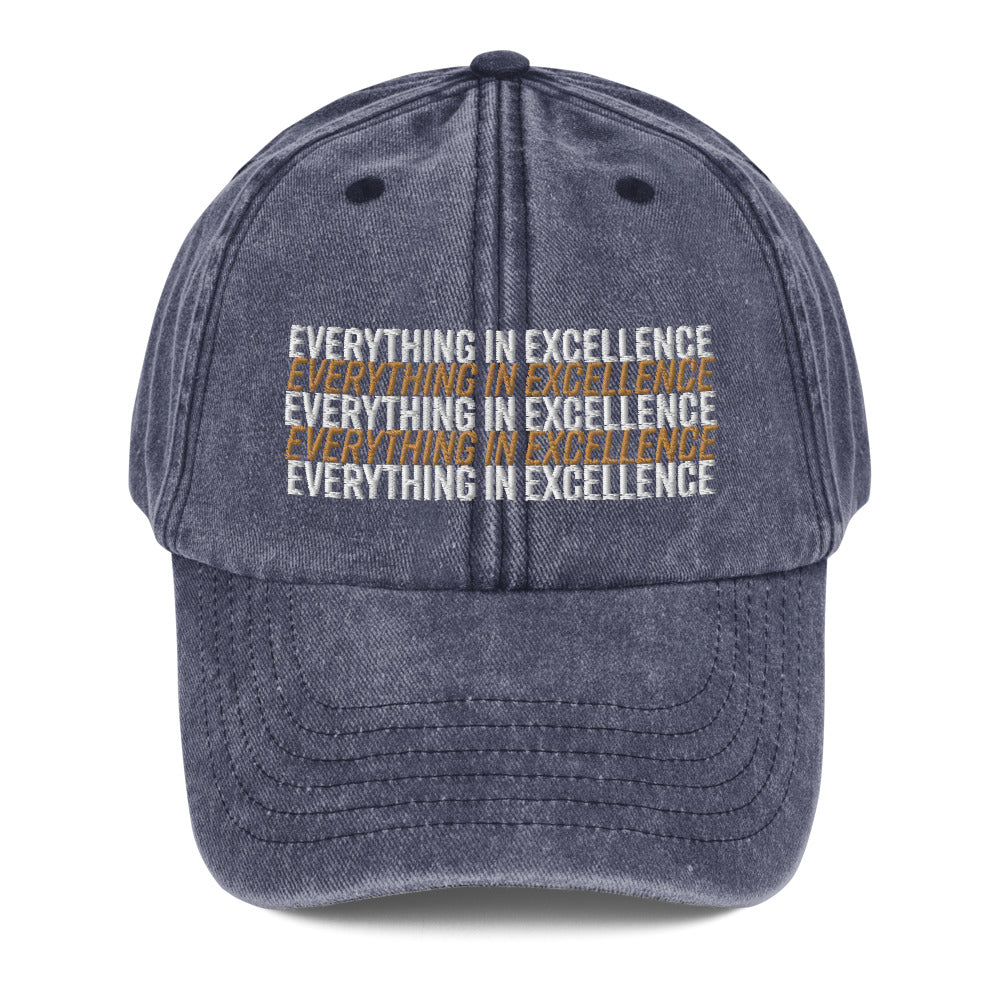 Everything In Excellence Vintage Hat - Everything In Excellence