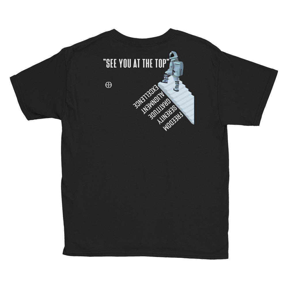 Excellence Affirmation Youth Short Sleeve T-Shirt - Everything In Excellence