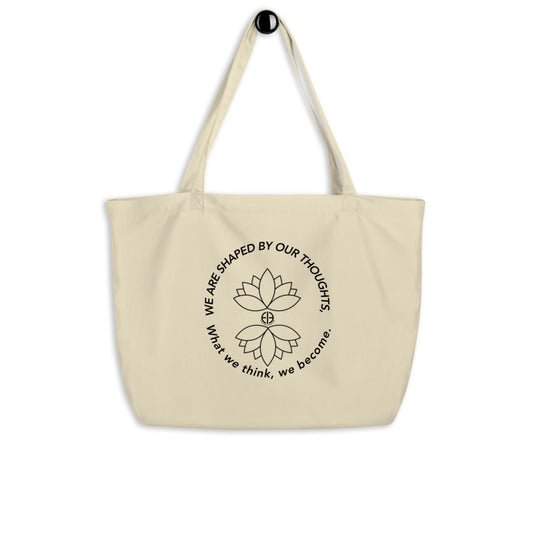Excellence Affirmation Large organic tote bag