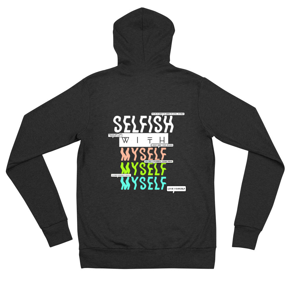 Excellence Affirmation Unisex zip hoodie - Everything In Excellence