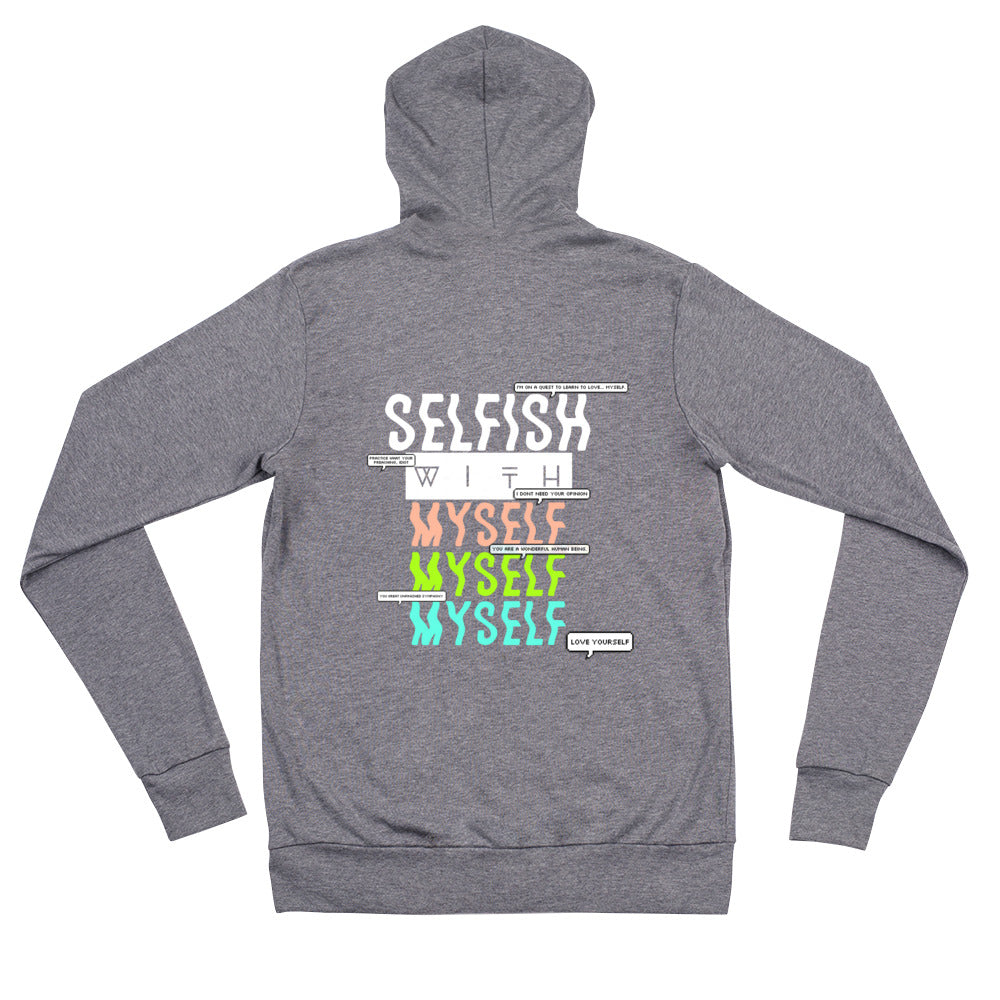 Excellence Affirmation Unisex zip hoodie - Everything In Excellence